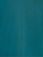Live Unlimited Green Metallic V-Neck Jumper - Image 5 of 5