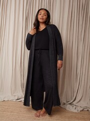 Live Unlimited Grey Curve Supersoft Maxi Cardigan - Image 1 of 1