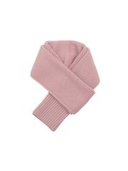 COACH Red Woven Patch Knit Scarf - Image 2 of 4
