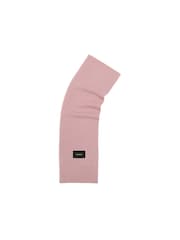 COACH Red Woven Patch Knit Scarf - Image 3 of 4