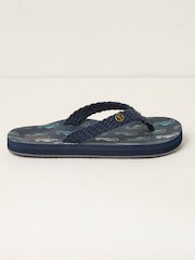 Navy Bay Flip Flops - Image 1 of 3