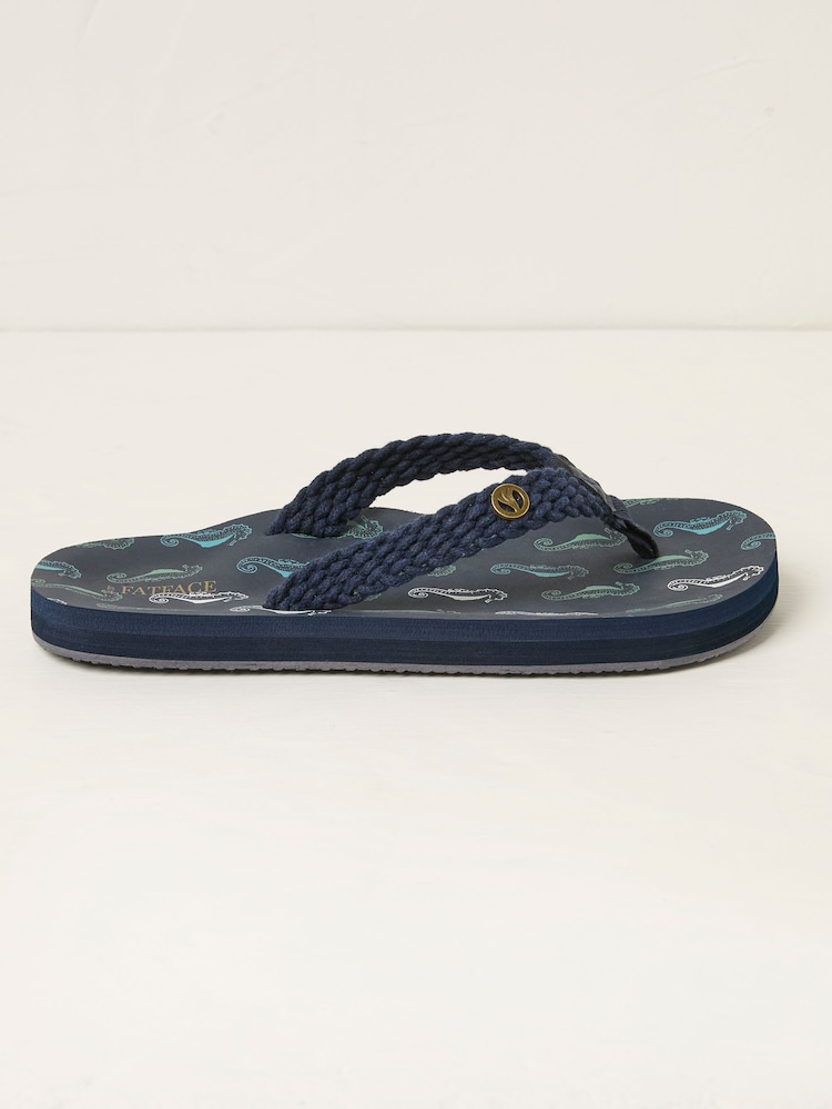 Navy Bay Flip Flops - Image 1 of 3