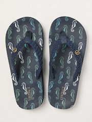 Navy Bay Flip Flops - Image 2 of 3