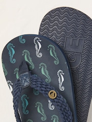 Navy Bay Flip Flops - Image 3 of 3
