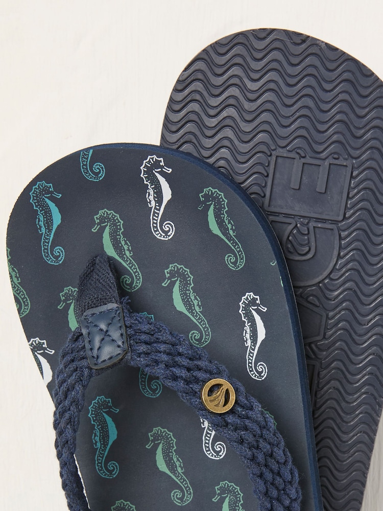 Navy Bay Flip Flops - Image 3 of 3
