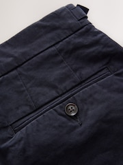 Navy Signature Silk Blend Chino Shorts - Image 11 of 12