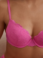 Pink/Cream Lace Bras 2 Pack - Image 7 of 11
