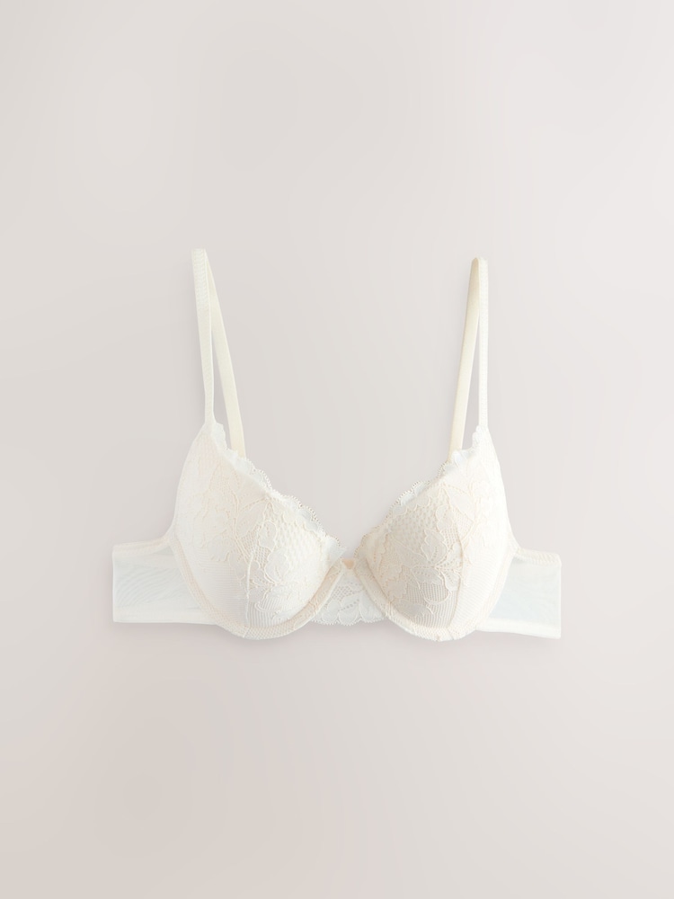 Pink/Cream Lace Bras 2 Pack - Image 9 of 11