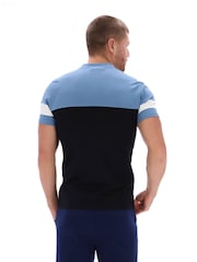 Sergio Tacchini Black Jonnie Crew 100% Cotton T-Shirt - Image 2 of 3