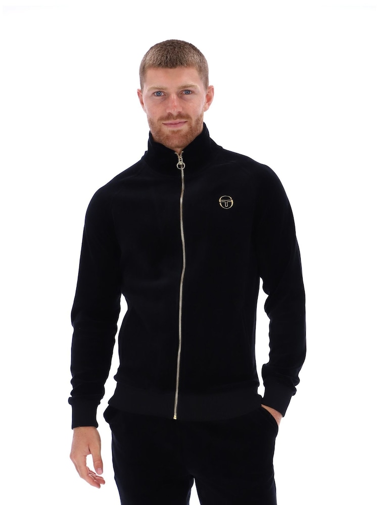 Sergio Tacchini Court trainingstop van velour - Image 1 of 3