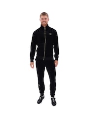 Sergio Tacchini Court trainingstop van velour - Image 3 of 3