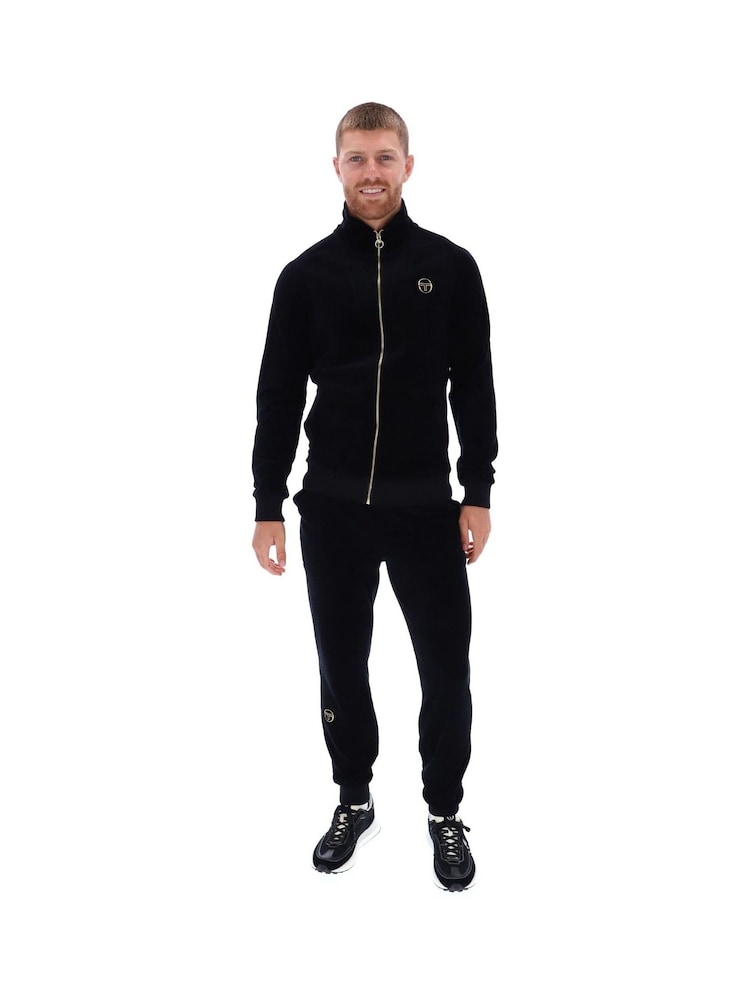Sergio Tacchini Court trainingstop van velour - Image 3 of 3