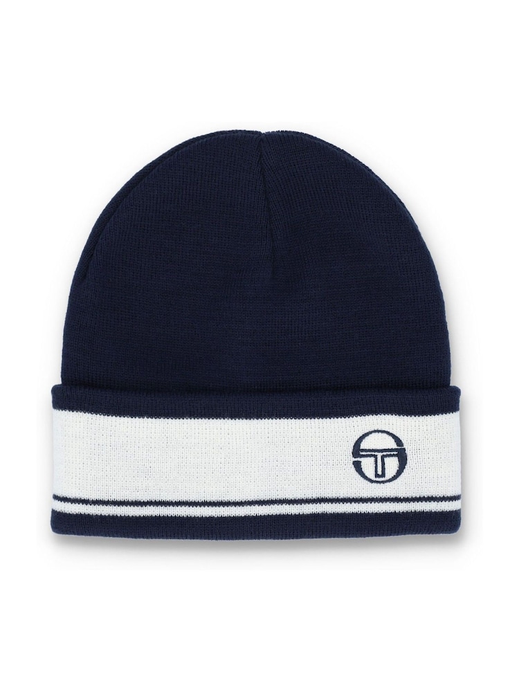 Sergio Tacchini Blue Sellarz Beanie - Image 1 of 3