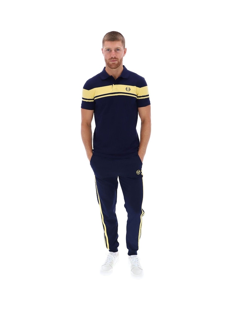 Sergio Tacchini Blue Youngline 100% Cotton Polo Shirt - Image 3 of 3