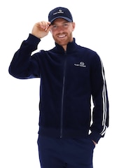 Sergio Tacchini Blue Edgar Track Corduroy Top - Image 2 of 3