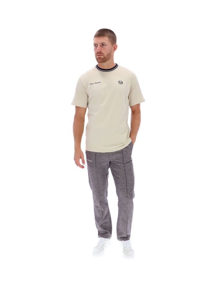 Sergio Tacchini Gobert okrogli ovratnik; z okroglim ovratnikom 100% Bombažna majica - Slika 1 iz 3