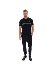 Sergio Tacchini Black New  Supermac 100% Cotton Polo Shirt - Image 1 of 1