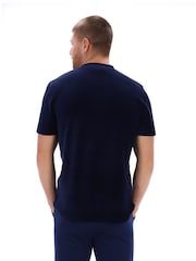 Sergio Tacchini Blue Ayme Velour T-Shirt - Image 3 of 3