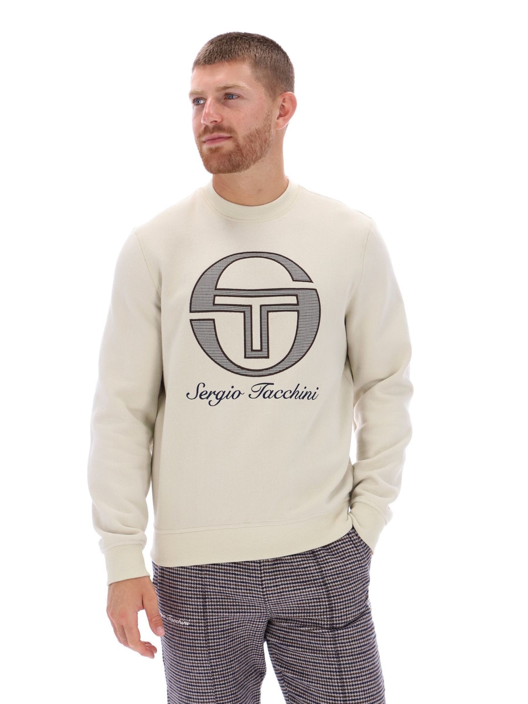 【完売】  Sergio Buy Tacchini USA Next from Sweater Crew Cochet Cream トップス