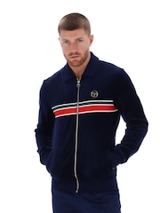 Sergio Tacchini Blue Spencer Track Velour Top - Image 1 of 3