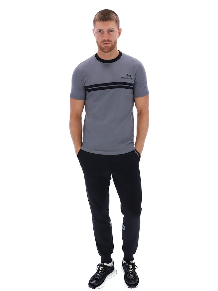 تيشرت قطن 100% بحافة رقبة مستديرة New Supermac من Sergio Tacchini - صورة 3 من 3