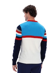 Fila Cream Lorenzo Knitted Crew Jumpers - Image 2 of 5
