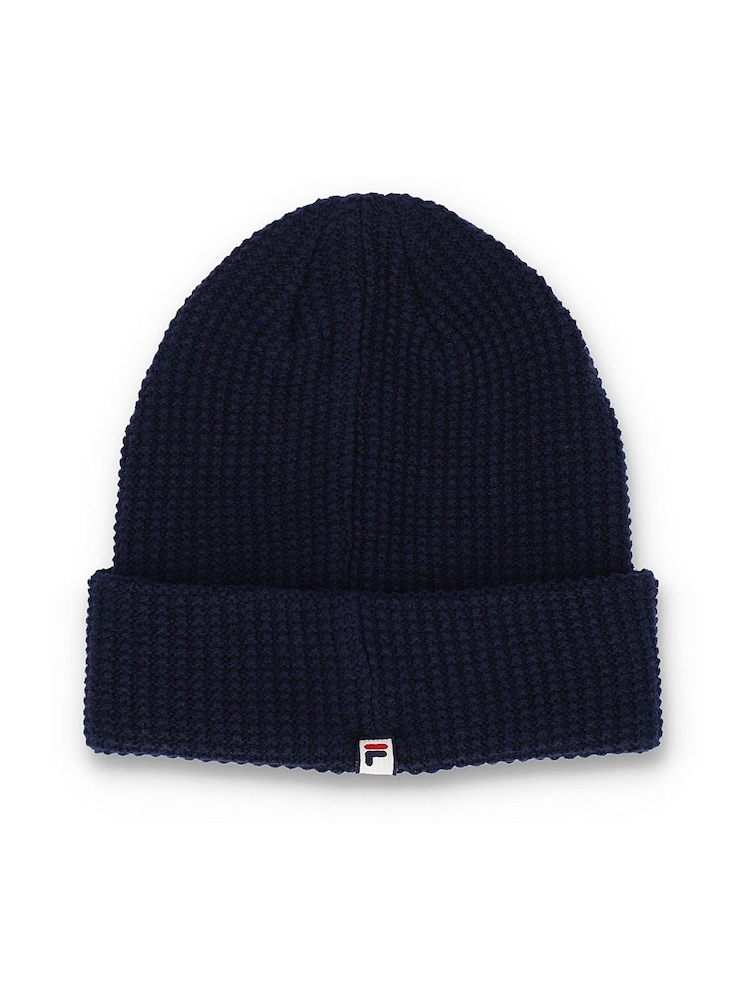 Fila Blue FRANZ BEANIE - Image 2 of 3 Fila Blue FRANZ BEANIE - Image 2 of 3