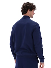 Fila Blue Ramy Quarter Zip 100% Cotton Sweatshirt - Image 2 of 5