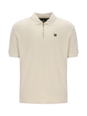 Fila Cream Louie Velour Polo Shirt - Image 4 of 5