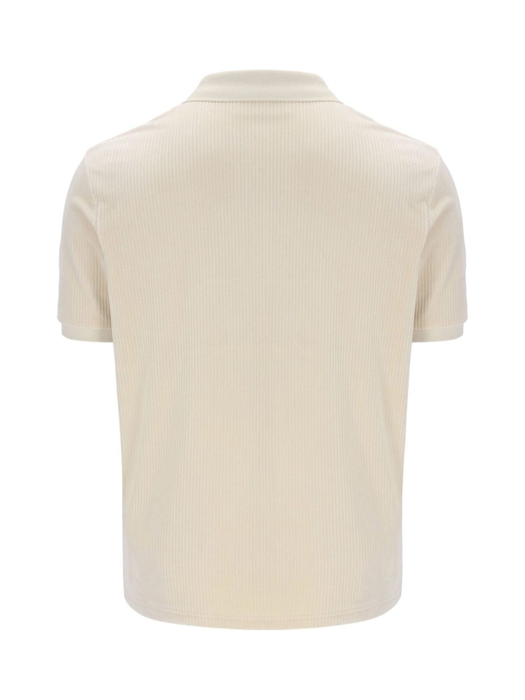 Fila Cream Louie Velour Polo Shirt - Image 5 of 5