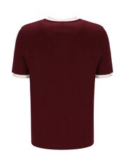 Fila Purple Marconi Ringer 100% Cotton T-Shirt - Image 5 of 5