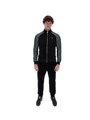 Fila Black Albero Velour Track Jacket - Image 3 of 4