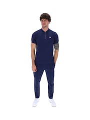 Fila Blue Anton 100% Cotton Polo Shirt - Image 1 of 5