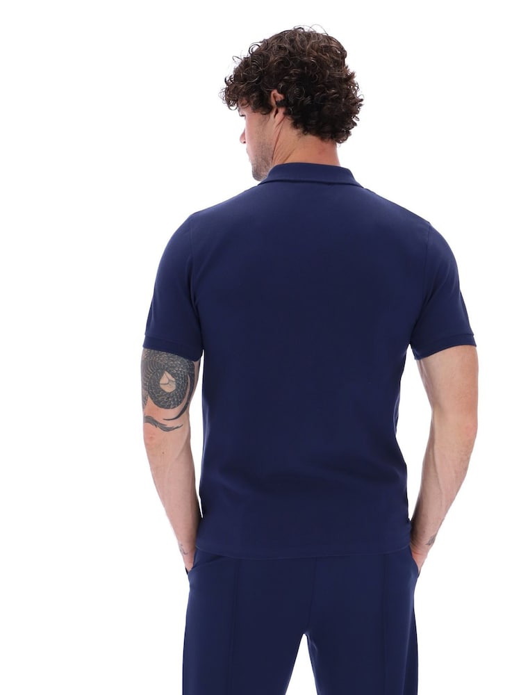 Fila Blue Anton 100% Cotton Polo Shirt - Image 2 of 5