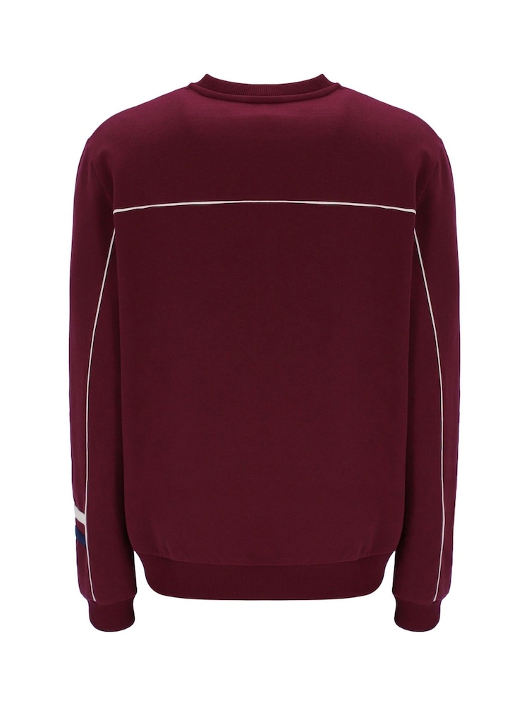 Fila Purple Adam Crew 100% Cotton Sweatshirt - Image 5 of 5