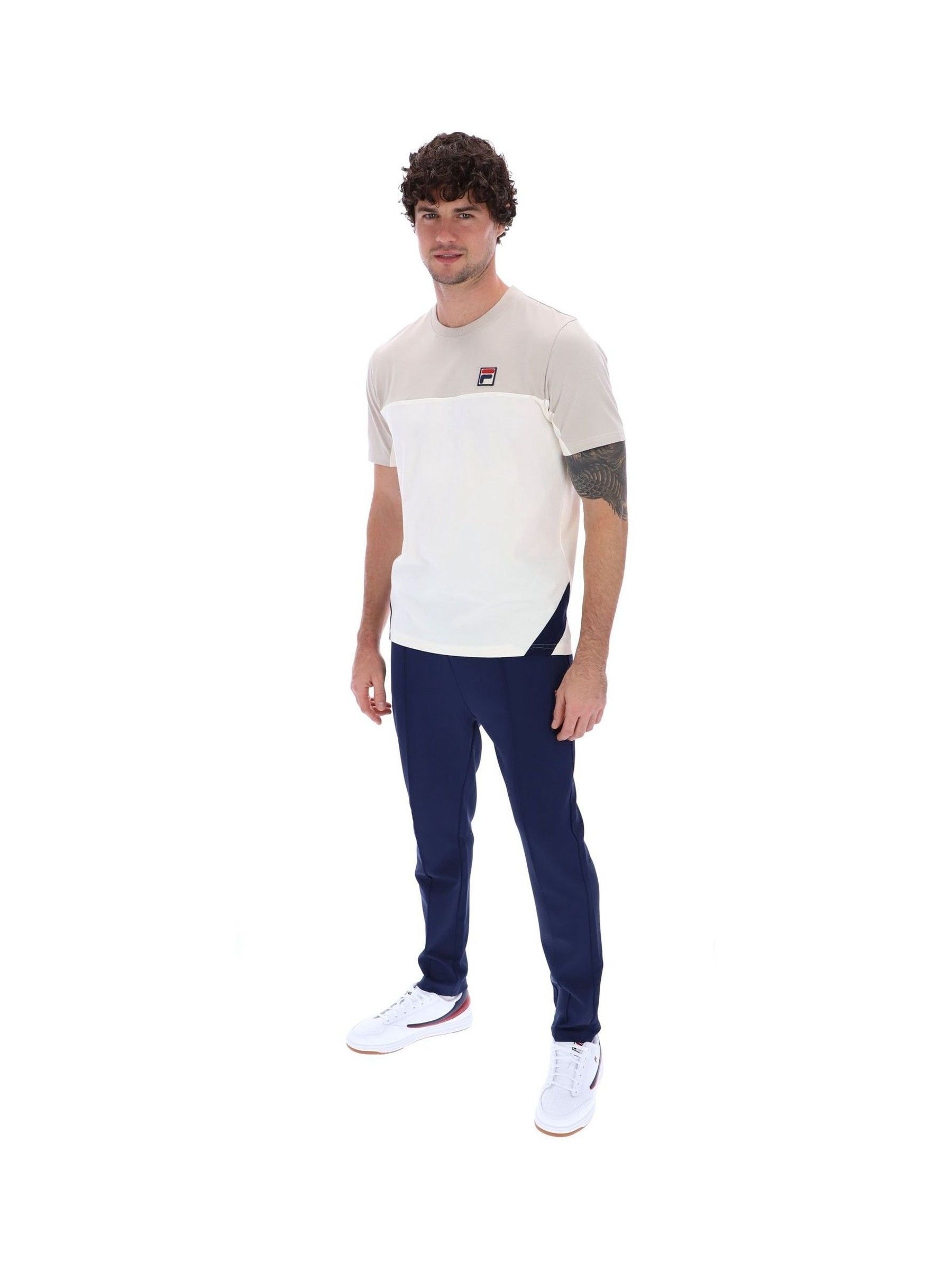 Cream fila shirt online