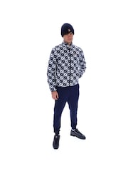 Fila Blue Corman Fleece Zip Through Jackets - Image 1 of 5