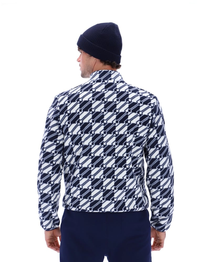 Fila Blue Corman Fleece Zip Through Jackets - Image 2 of 5