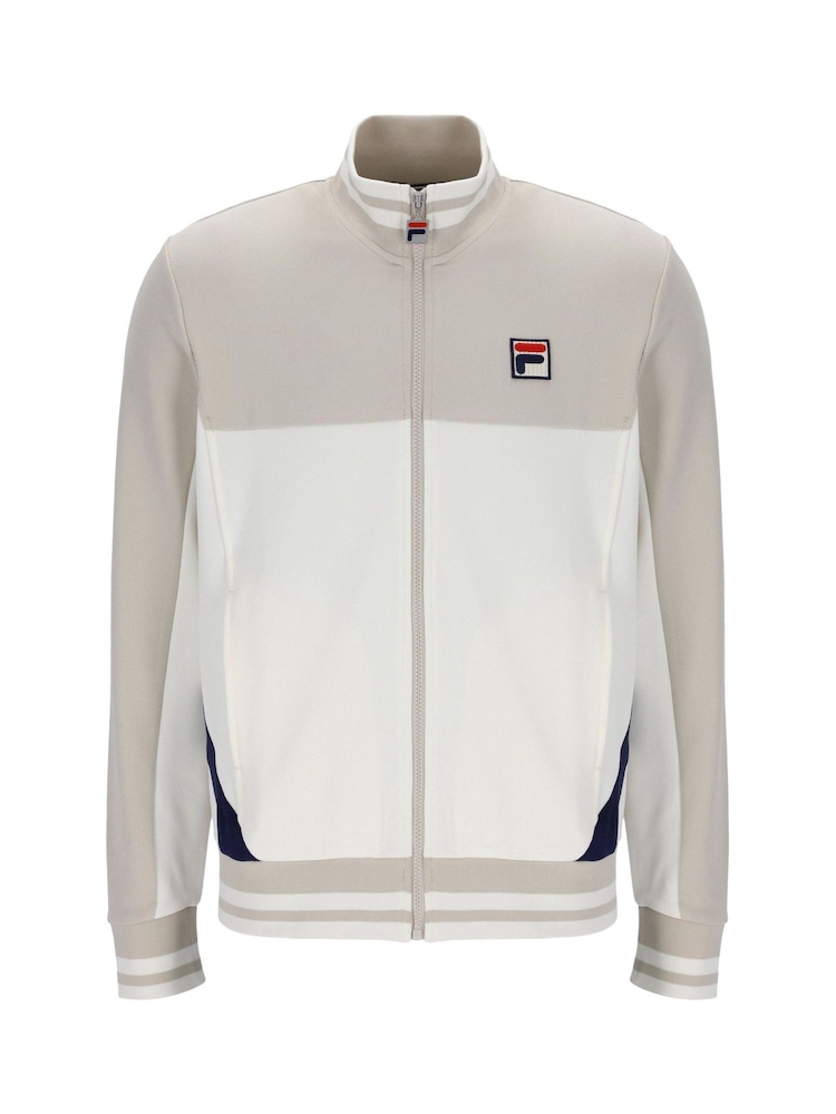 Fila Cream Tie Breaker Track Jacket - Image 4 of 5