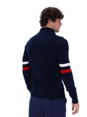 Fila Blue Harrison Knitted Quarter Zip Jumper - Image 2 of 5