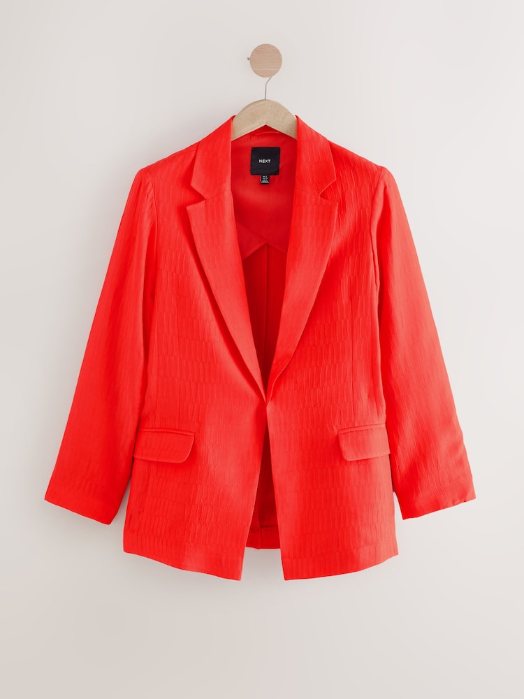 Rouge - Blazer décontracté léger Ripple - Image 5 of 7
