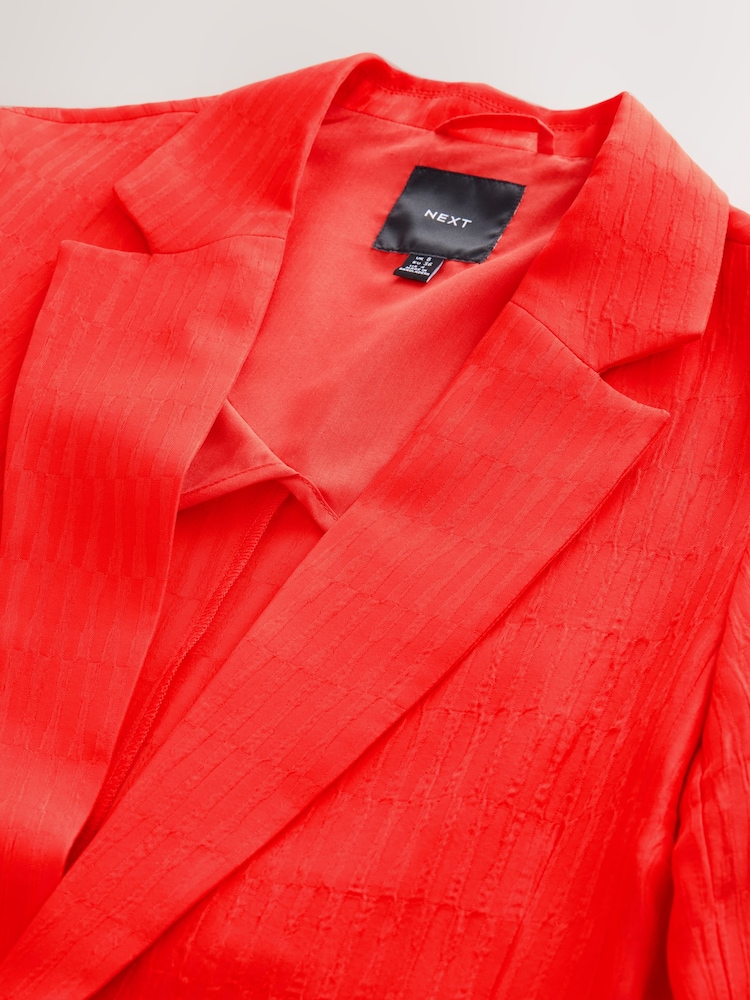 Rouge - Blazer décontracté léger Ripple - Image 6 of 7
