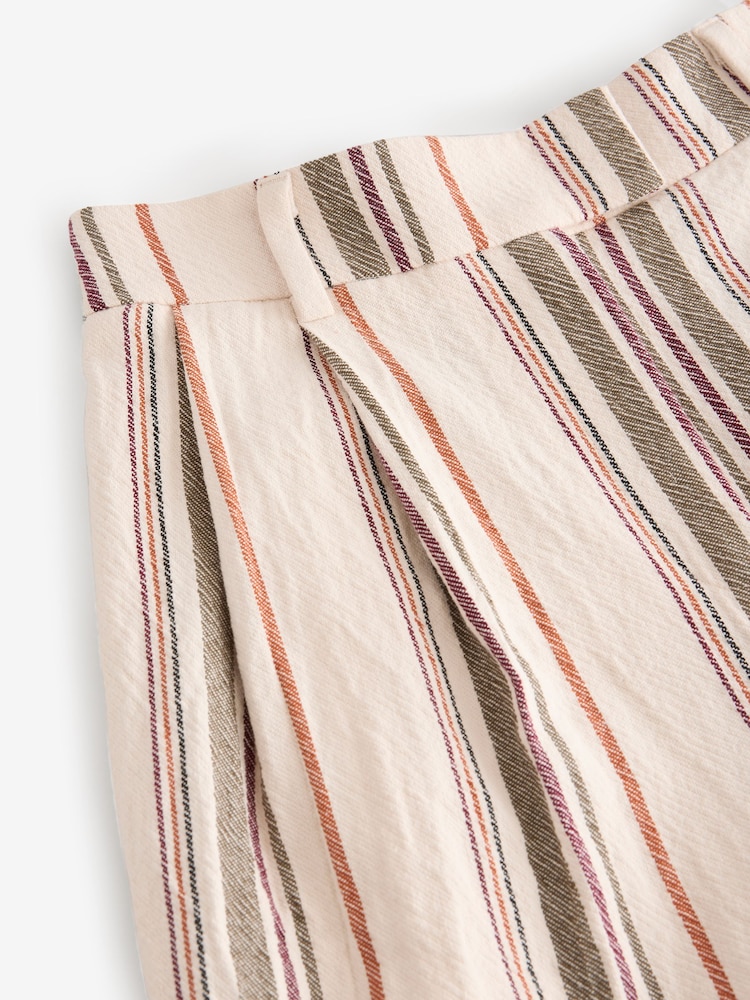 Multi Multi Striped Tapered Trousers - Image 7 of 8
