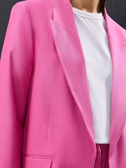 Pink Tailored Blazer with Linen - Image 4 of 7