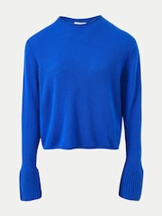 Jigsaw Blue Cloud Cashmere Eldon Jumper - Image 6 of 6