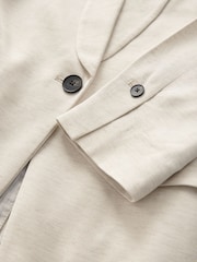 White N. Premium Tailored Single Breasted Blazer with Linen - Image 10 of 10