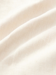 Neutral Elasticated Linen Rich Tapered Trousers - Image 7 of 8