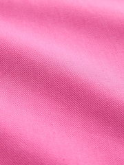 Rosa - Calças elásticas nas costas largas com linho - Imagem 7 de 7