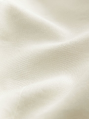 White Short Sleeve Jacket with Linen - Image 7 of 7