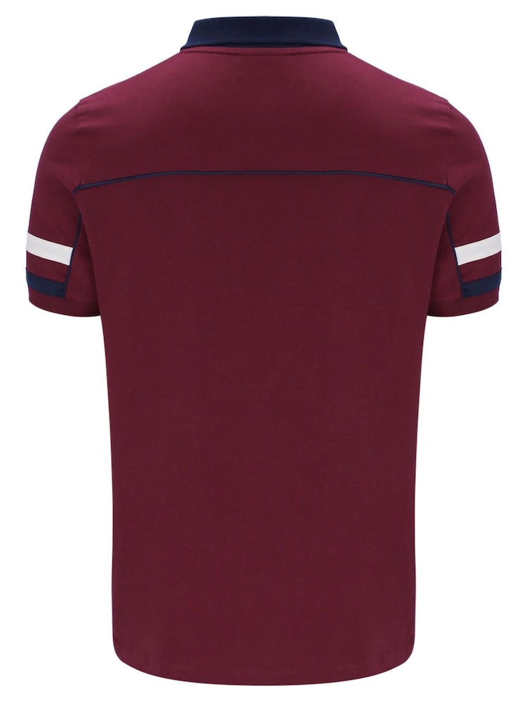 Fila Purple Grandslam 100% Cotton Polo Shirt - Image 4 of 4